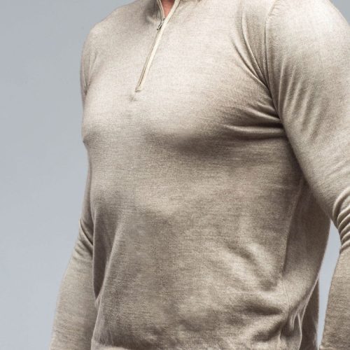 dune queniin cashmere quarter zip in talpa mens sweaters axels vail 38620496756970