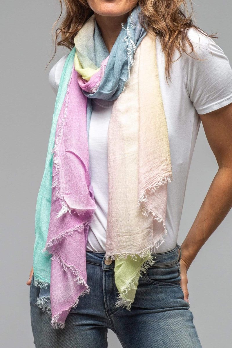 dune tramonto multi colored scarf in pastel ladies accessories scarves axels vail 30148757946557