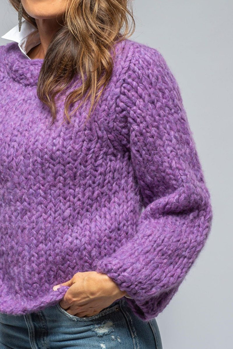 ella silla beatrix lux cashmere sweater in lavender ladies sweaters axels vail 39376684679402