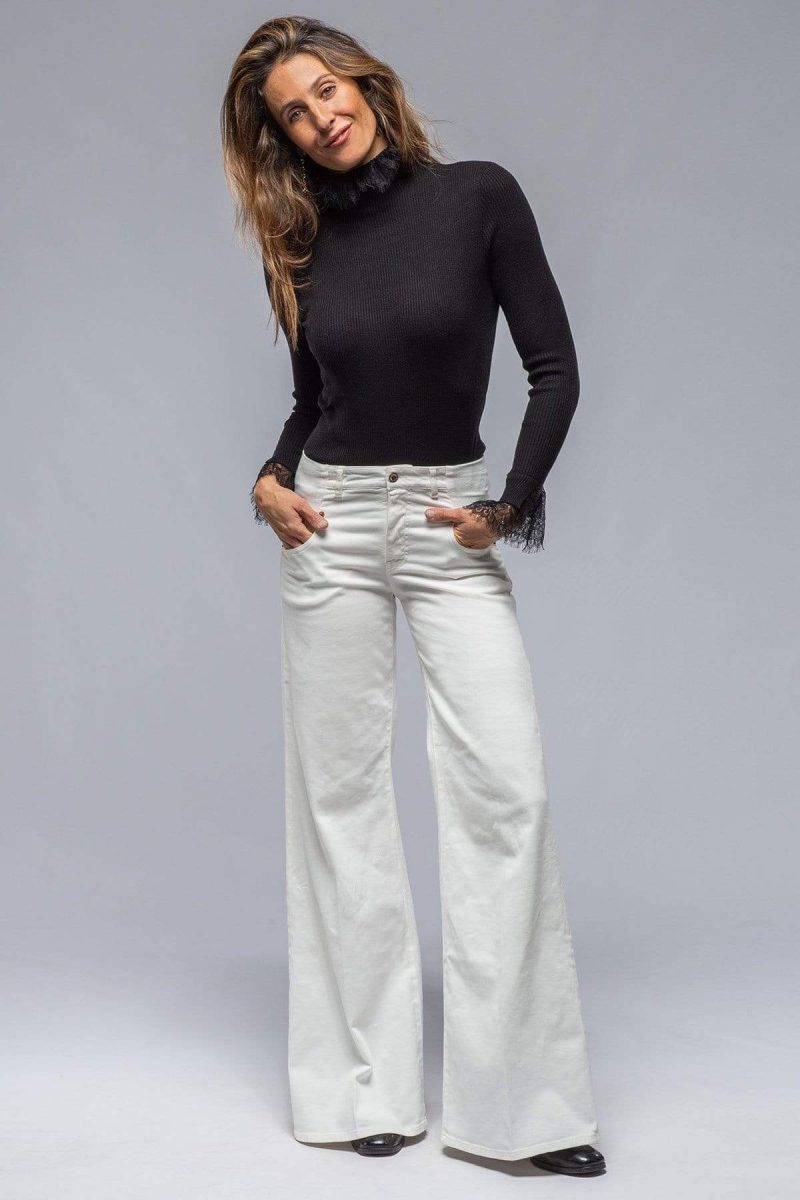 european culture cara wide leg cotton pant in off white ladies pants jeans axels vail 30829139853501