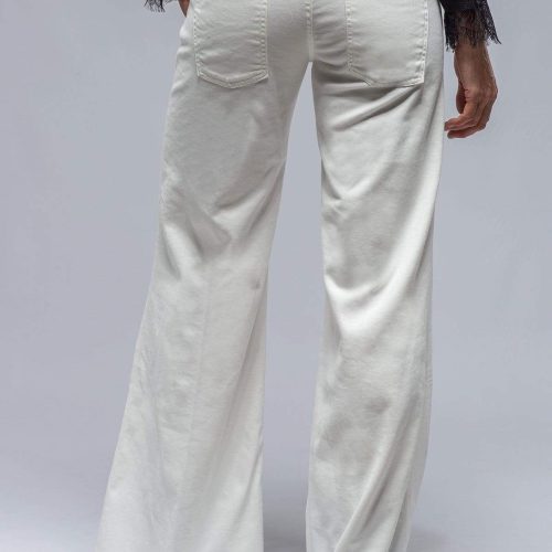 european culture cara wide leg cotton pant in off white ladies pants jeans axels vail 30829140312253