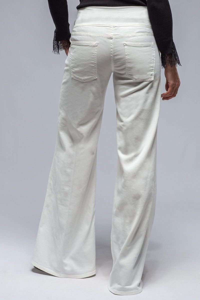 european culture cara wide leg cotton pant in off white ladies pants jeans axels vail 30829140312253