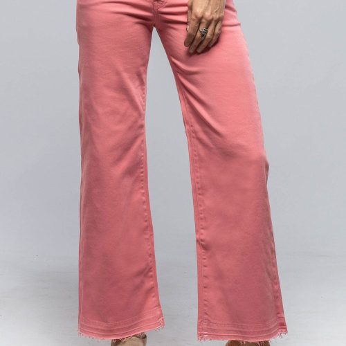 european culture elisa open hem jean in coral ladies pants jeans axels vail 37005070794986