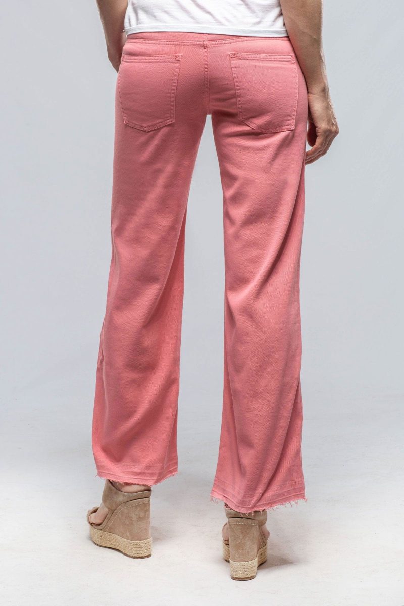 european culture elisa open hem jean in coral ladies pants jeans axels vail 37005072236778