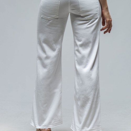 european culture elisa open hem jean in white ladies pants jeans axels vail 36795865170154