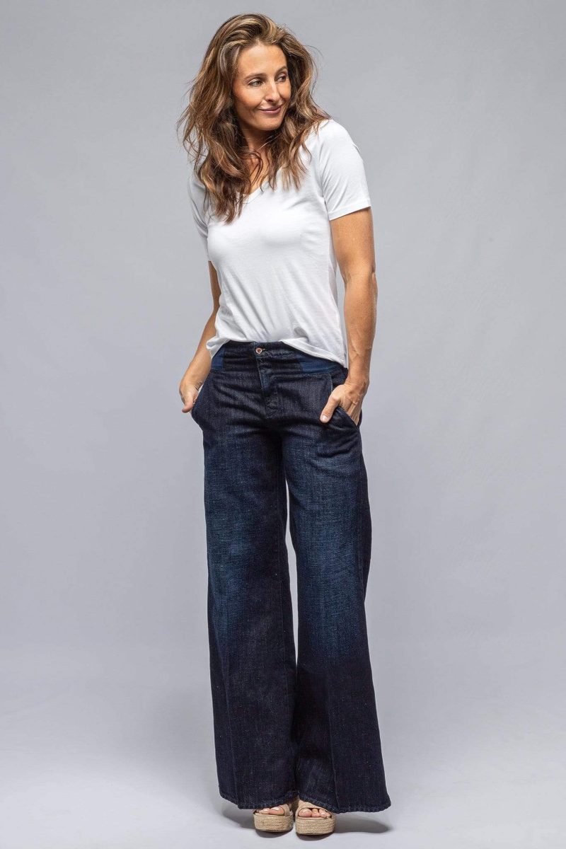 european culture mira raw denim wide leg jean ladies pants jeans axels vail 30787141828797