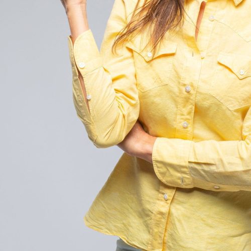 finamore marcella linen shirt in sunflower ladies tops axels vail 39241826435306