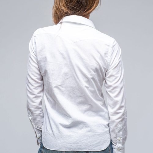 finamore marcella linen shirt in white ladies tops axels vail 39241827975402