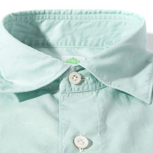 finamore napoli bornean superlight cotton in green mens shirts axels vail 40235949916394