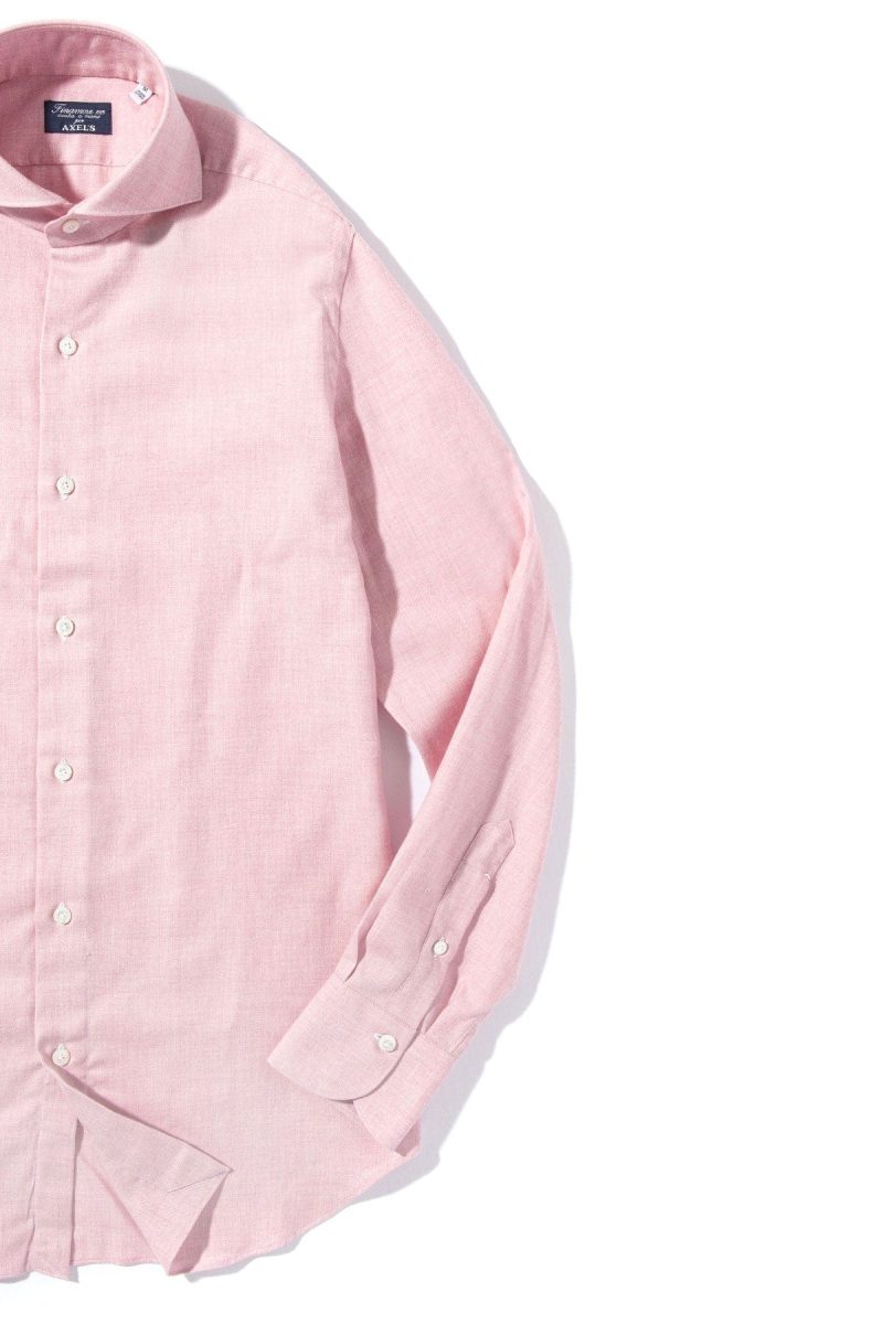 finamore napoli hemme cotton shirt in pink mens shirts axels vail 39543726309610