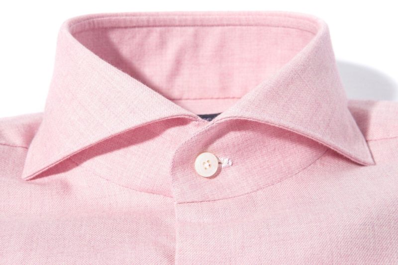 finamore napoli hemme cotton shirt in pink mens shirts axels vail 39543726506218