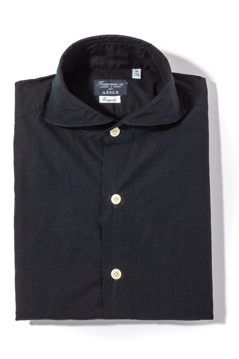 finamore napoli tauplitz cotton shirt in navy mens shirts axels vail 38975091343594