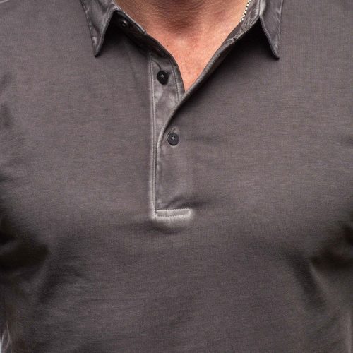 georg roth cruz cotton polo in basalt mens shirts polos axels vail 38114775924970