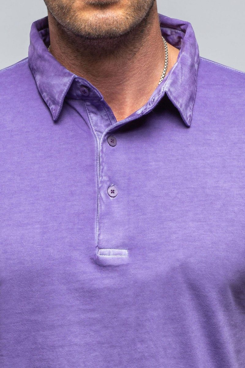 georg roth cruz cotton polo in purple mens shirts polos axels vail 39440501833962