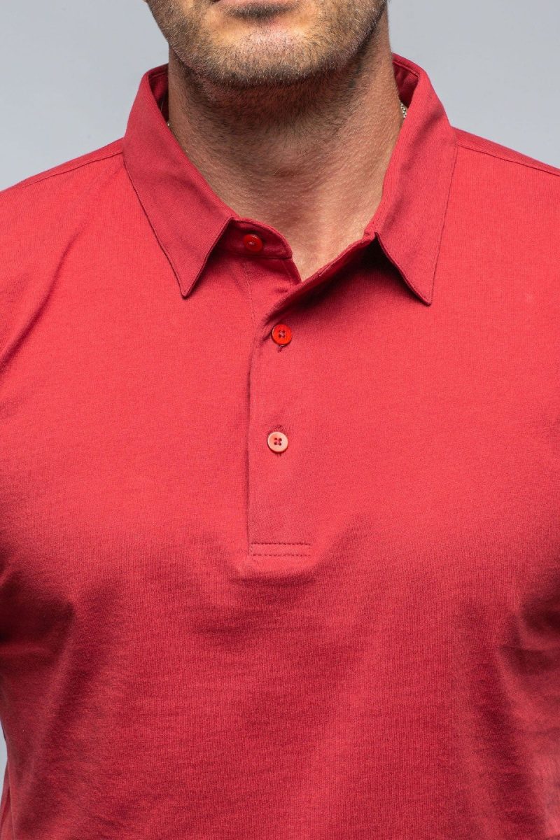 georg roth cruz cotton polo in red mens shirts polos axels vail 39440501965034