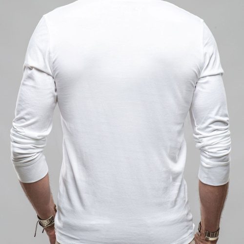 georg roth gr cotton ls henley in white mens shirts t shirts axels vail 37617587192042