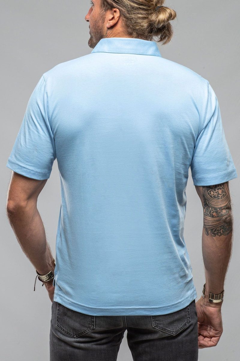 georg roth gr cotton polo in sky blue mens shirts t shirts axels vail 37617603477738