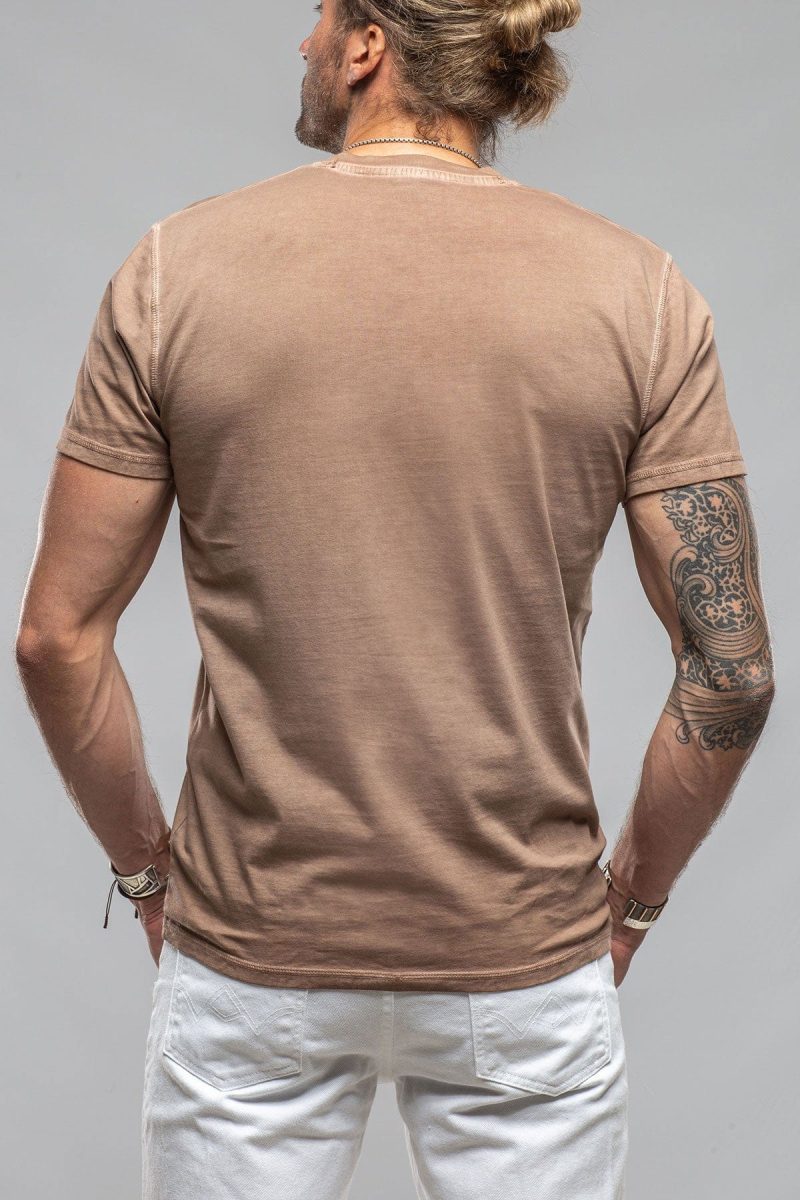 georg roth gr cotton ss henley in coffee mens shirts t shirts axels vail 37615611937002