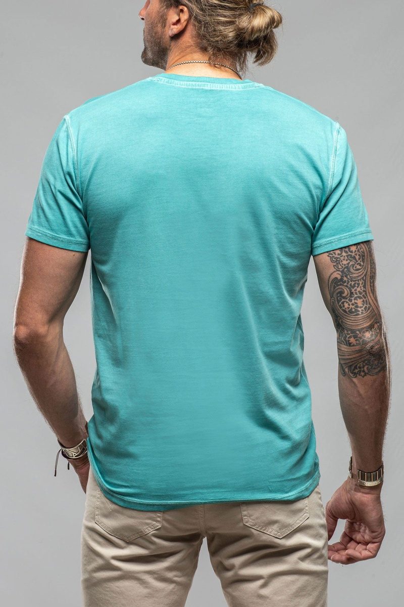 georg roth gr cotton ss henley in mint mens shirts t shirts axels vail 37617707942122