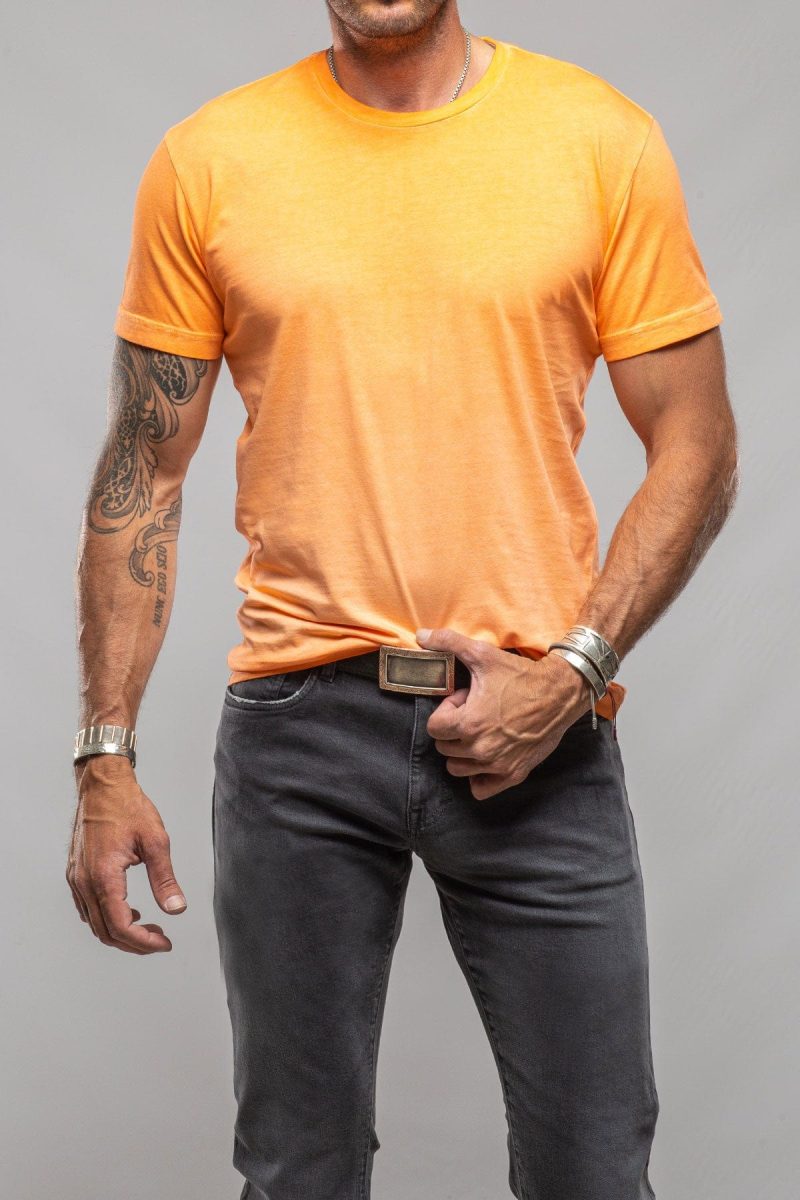 georg roth gr cotton tee in orange mens shirts t shirts axels vail 37615628976362