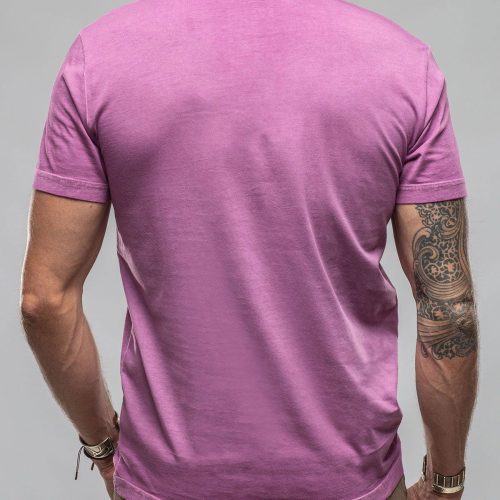 georg roth gr cotton v neck in plum mens shirts t shirts axels vail 37615628812522