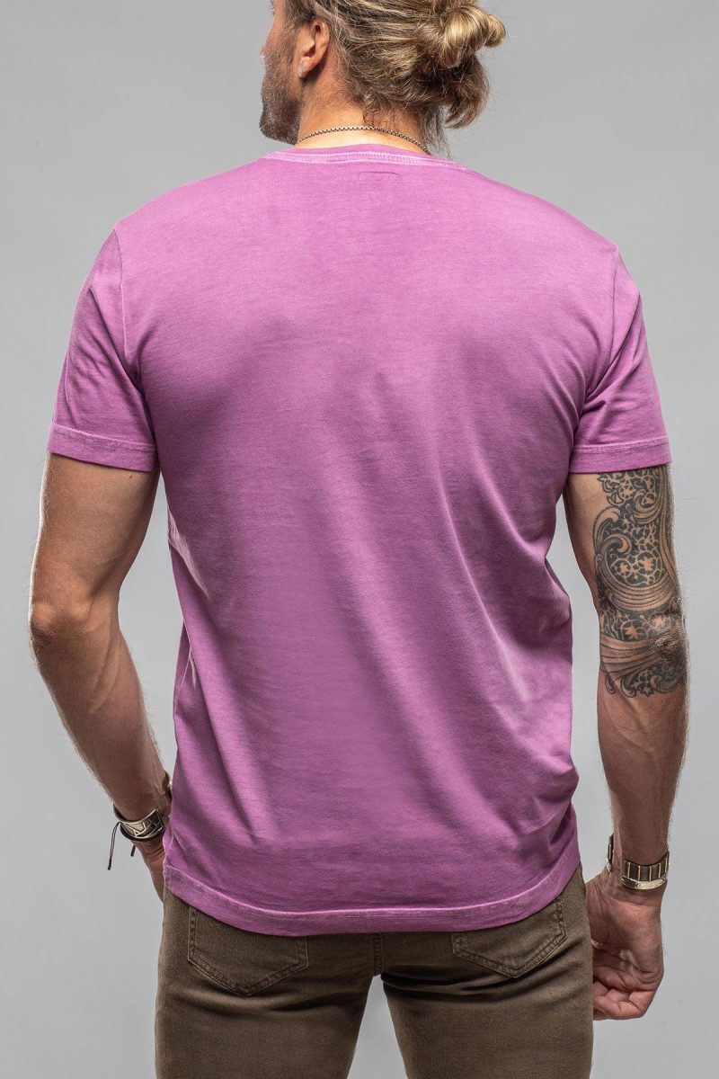 georg roth gr cotton v neck in plum mens shirts t shirts axels vail 37615628812522