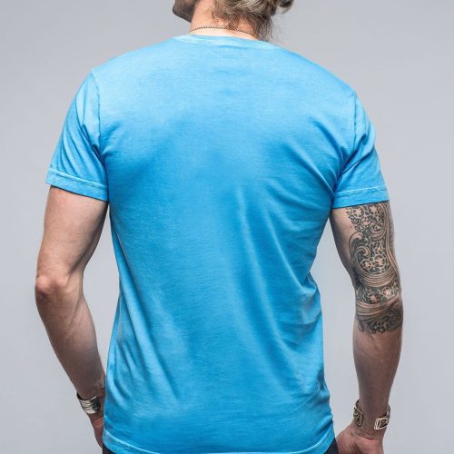 georg roth pismo cotton tee in blue lagoon mens shirts t shirts axels vail 39152557457642