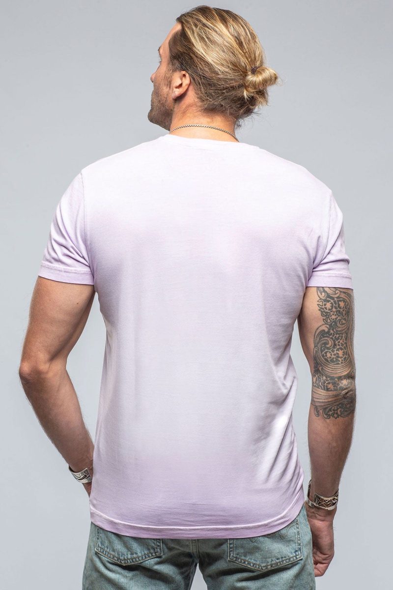 georg roth siena cotton v neck in lilac mens shirts t shirts axels vail 39440483320042