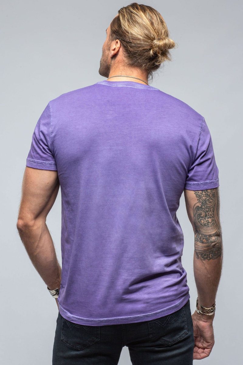 georg roth siena cotton v neck in purple mens shirts t shirts axels vail 39440483483882