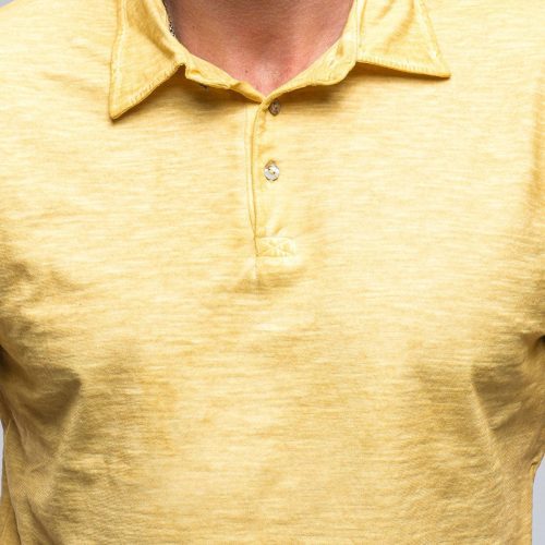 gimo s cotton soho polo in yellow mens shirts polos axels vail 39269397889258