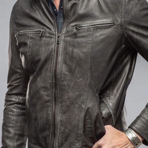 gimo s detori moto in 12 month wash black mens outerwear leather axels vail 40615978238186