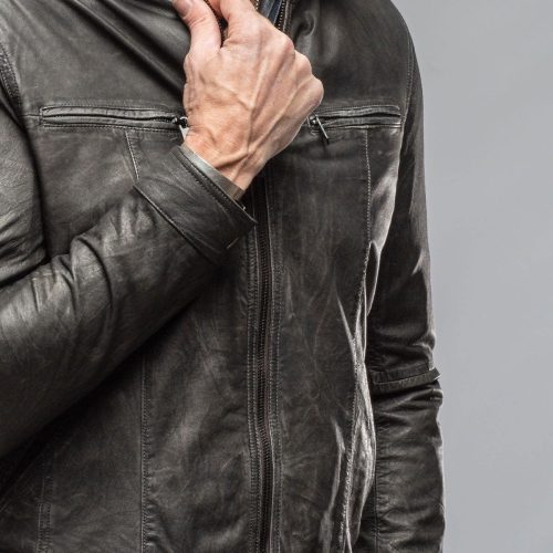 gimo s detori moto in 12 month wash black mens outerwear leather axels vail 40615978303722