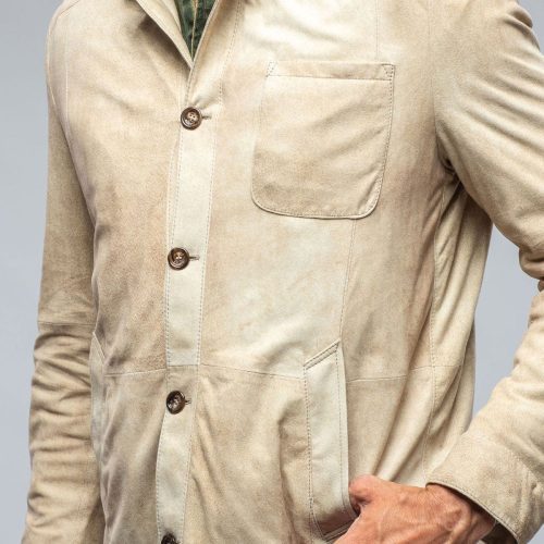 gimo s elk horn cloud shirt in palomino mens outerwear leather axels vail 39301560697066