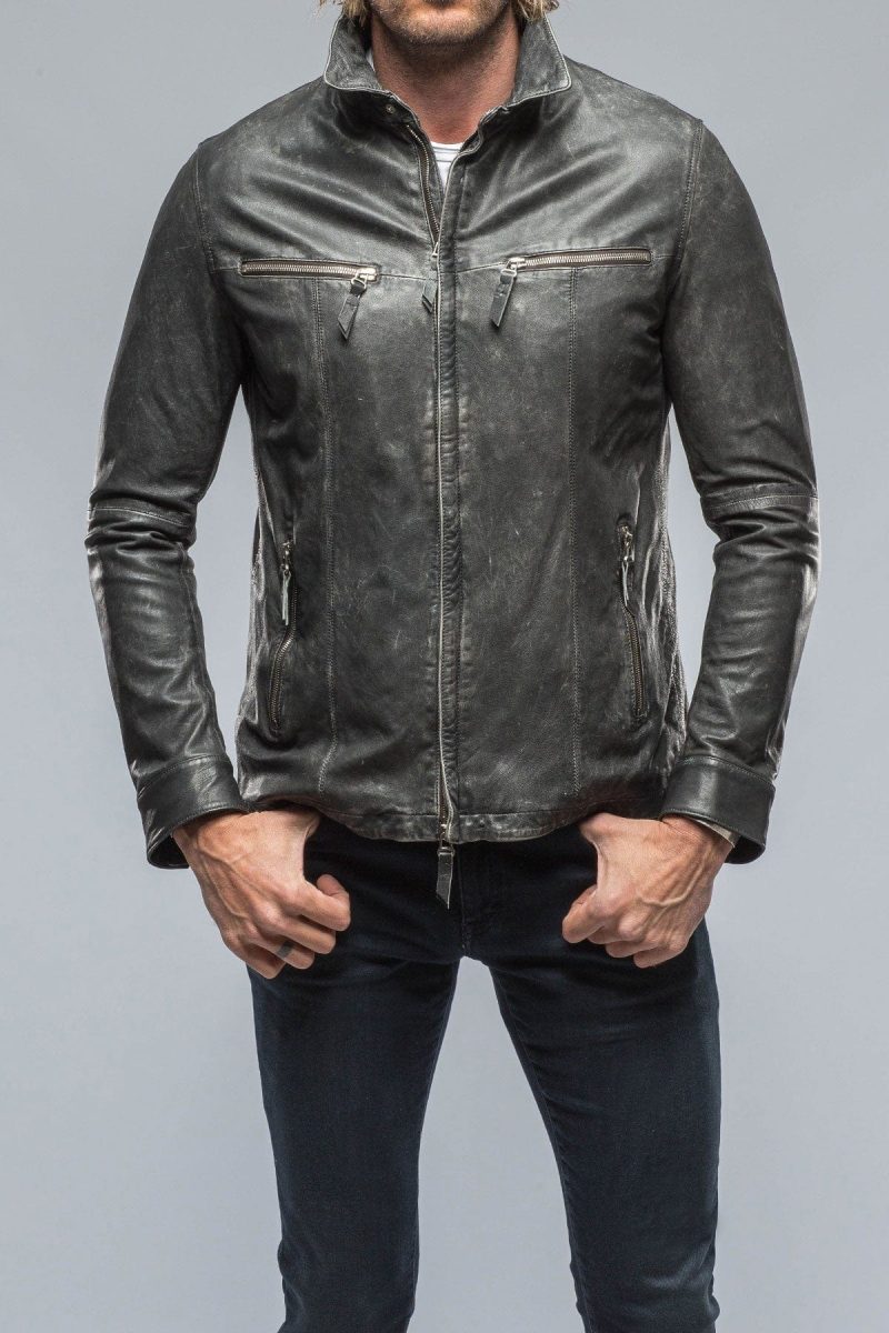 gimo s farneta moto in black mens outerwear leather axels vail 40252293677290