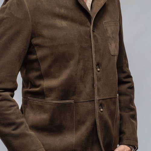 gimo s marley hybrid sport coat in brown mens outerwear leather axels vail 40562167939306