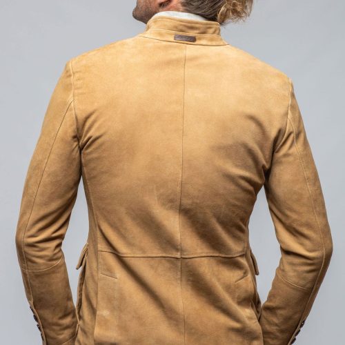 gimo s maximus suede blazer in palomino mens outerwear leather axels vail 40495052652778