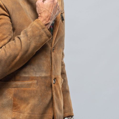 gimo s mulholland sport jacket in distressed palomino mens outerwear leather axels vail 40396162203882