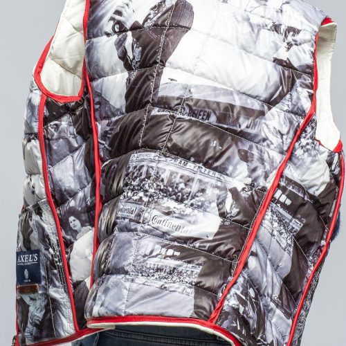 heinz bauer tignes quilted leather vest in white ladies outerwear leather axels vail 39497504784618