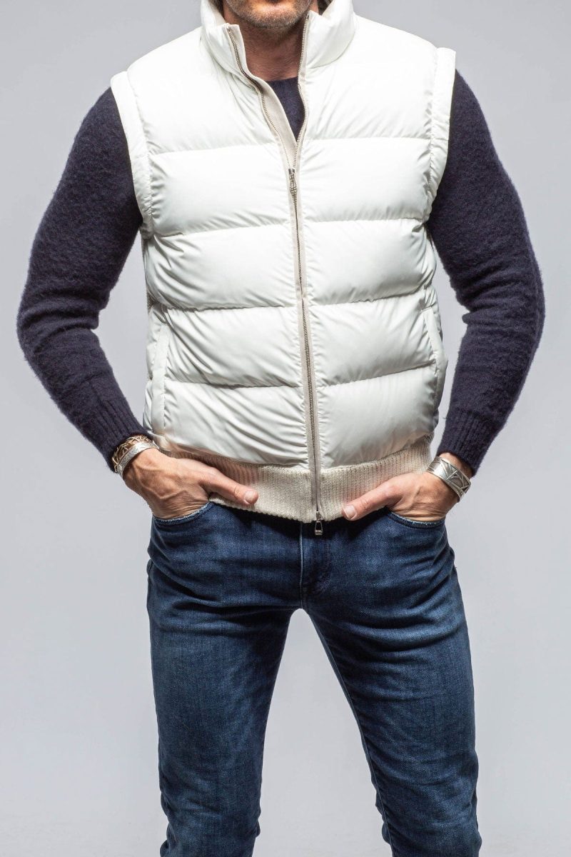 ideeogram cuso jacket combo bomber in cream mens outerwear cloth axels vail 39882315727082