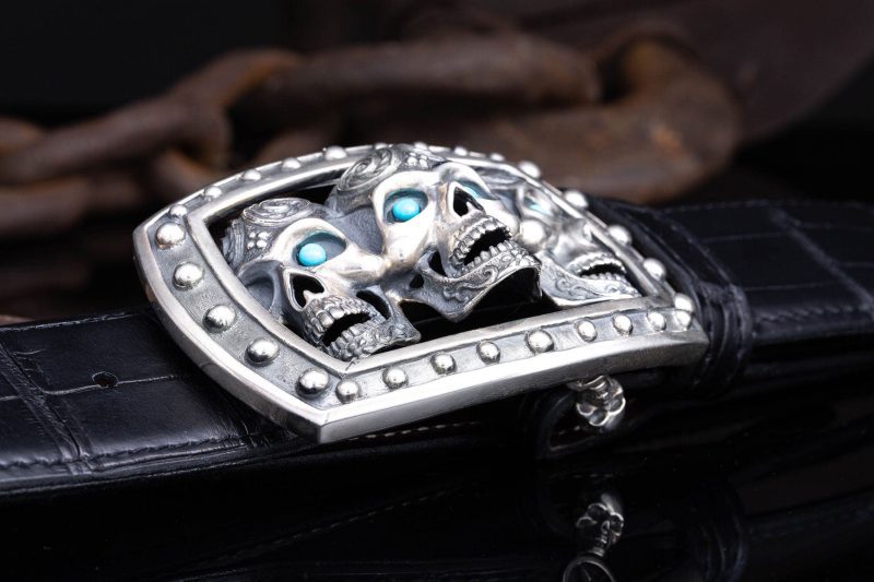 jeff deegan ao triple sugar skull belts and buckles trophy axels vail 40158149050602