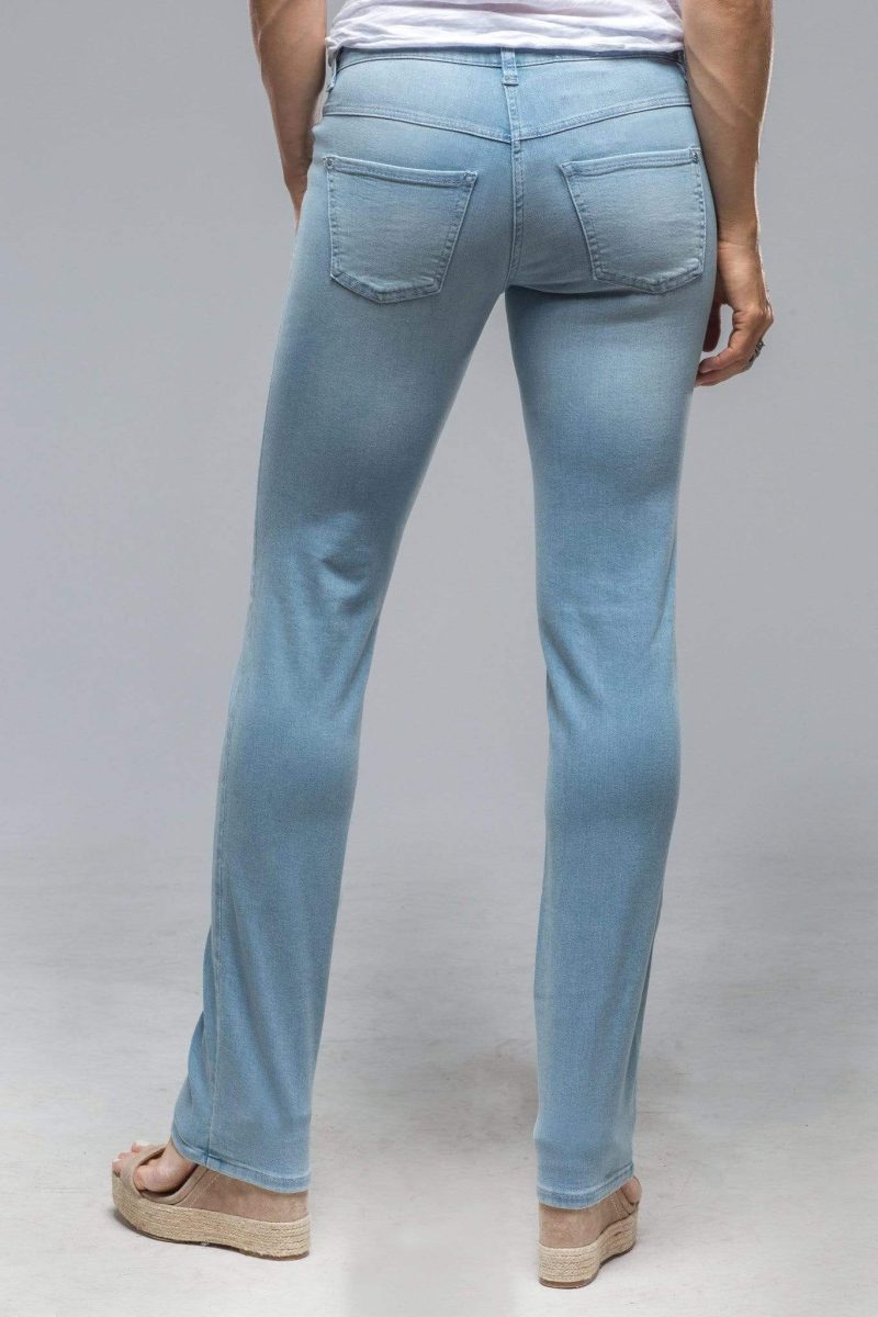 mac jeans dream straight in basic bleached blue ladies pants axels vail 28221330292925