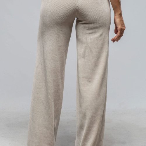 mac jeans mac anna wide cosy corduroy jersey pant in white sand ladies pants knit axels vail 40558966964458