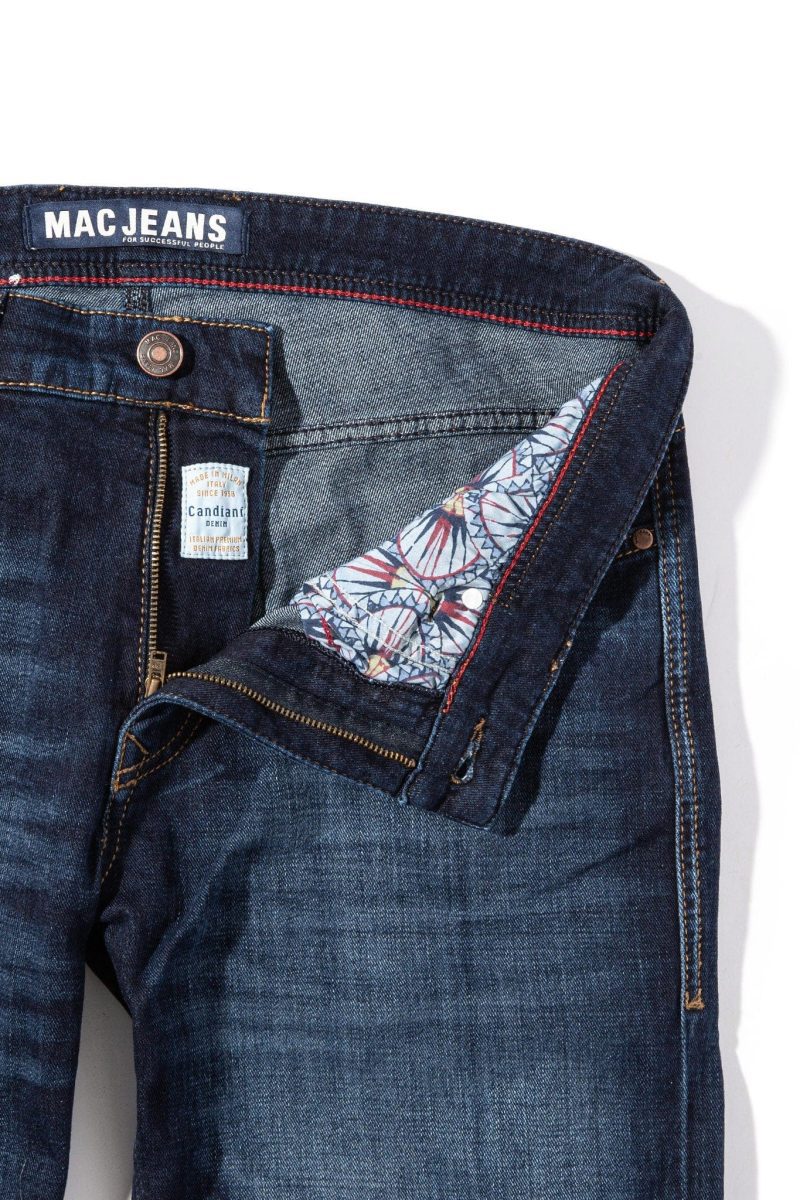 mac jeans mac arne jeans in dark vintage blue mens pants 5 pocket axels vail 40066627764458