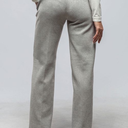 mac jeans mac chiara smart pant in tin herringbone ladies pants slacks axels vail 40508540780778