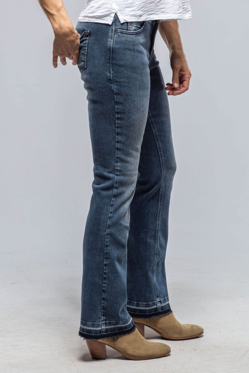 mac jeans mac dream boot in basic blue used wash ladies pants jeans axels vail 39761264738538