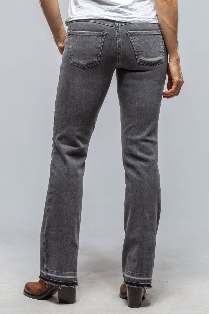 mac jeans mac dream boot in grey destroyed wash ladies pants jeans axels vail 39761247109354