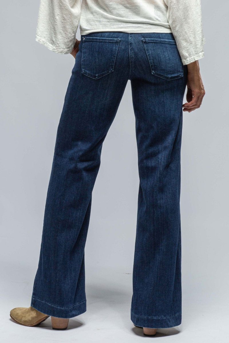 mac jeans mac dream wide authentic cobalt wash ladies pants jeans axels vail 38053914476778