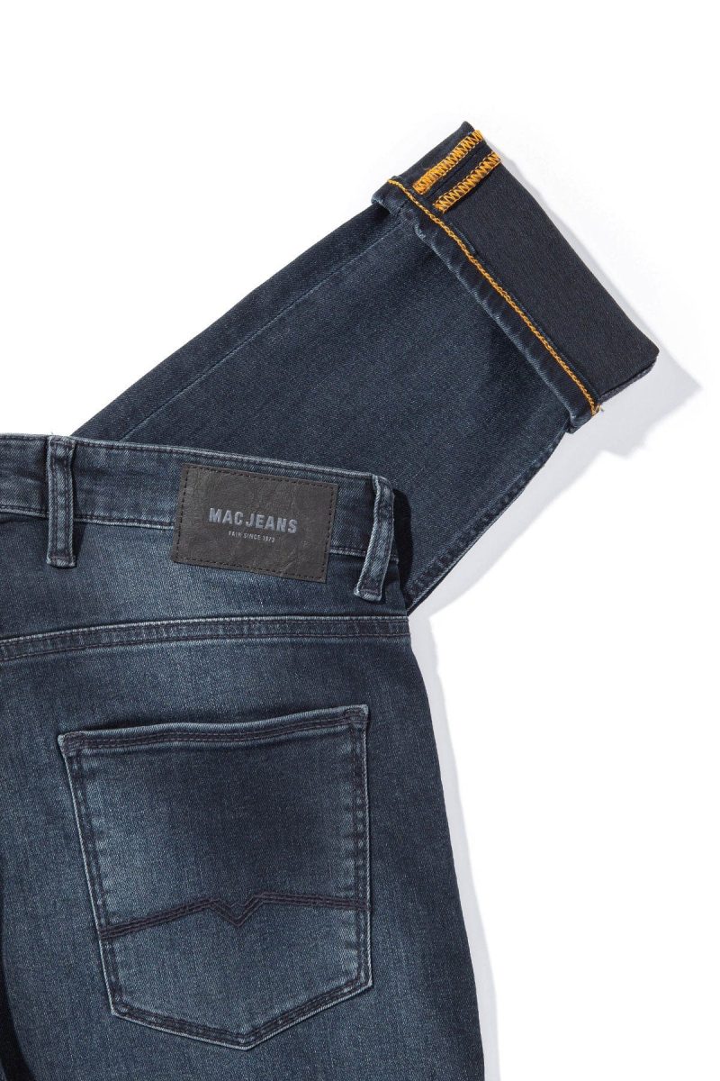 mac jeans mac greg slim jeans in blue od black mens pants 5 pocket axels vail 40180236386538