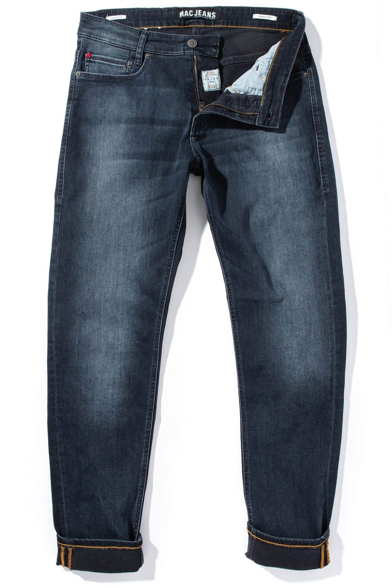 mac jeans mac greg slim jeans in blue od black mens pants 5 pocket axels vail 40180236419306