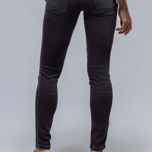 mac jeans mac mel high waisted in dusty black wash ladies pants jeans axels vail 38219244667114